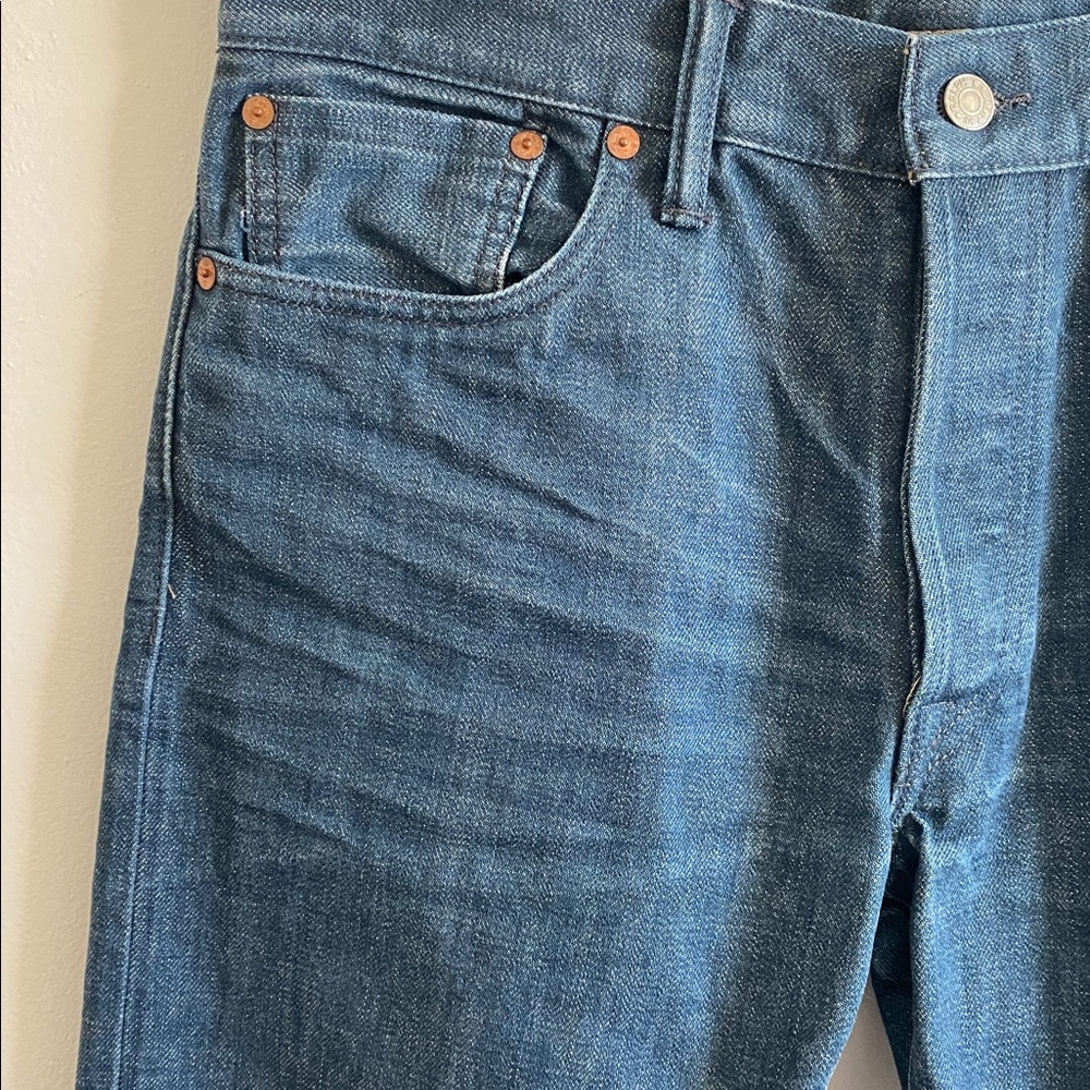 RRL Ralph Lauren Selvedge Sanforized Low Straight Denim Jeans - Picture 13 of 17